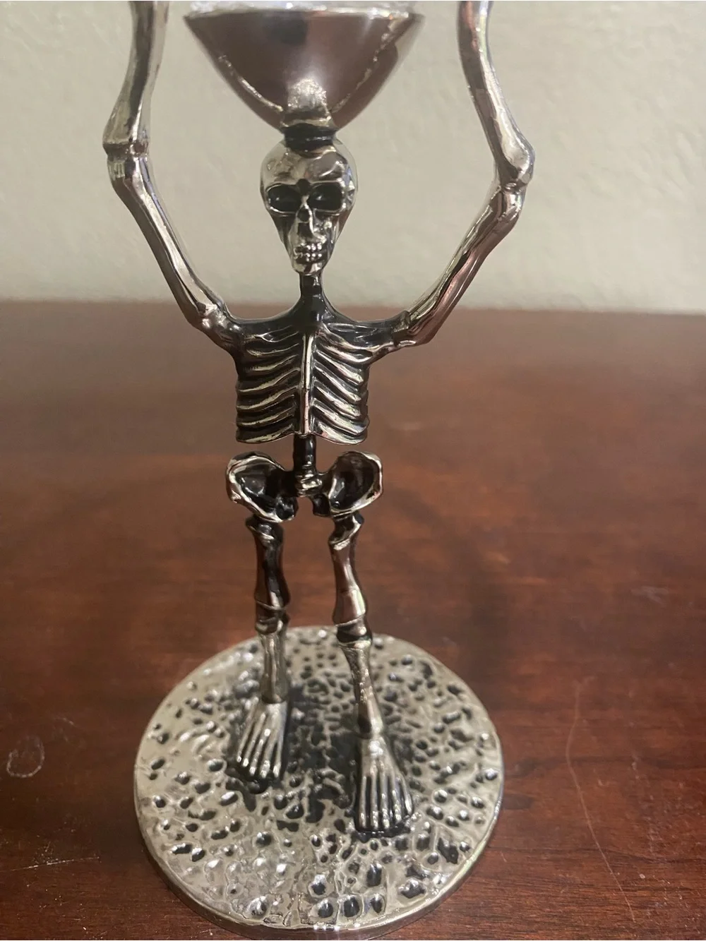 Pottery Barn Skeleton Stem Martini/Cosmo Glass - 7 oz